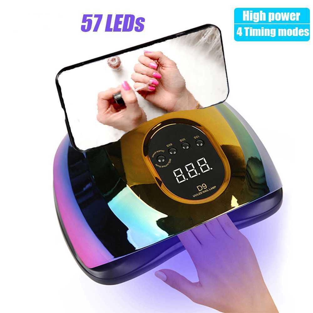PENGERING KUTEK KUKU UV LED PENGERING KUTEK KUKU LED UV NAIL LAMP DRYER 150 W 57 LED