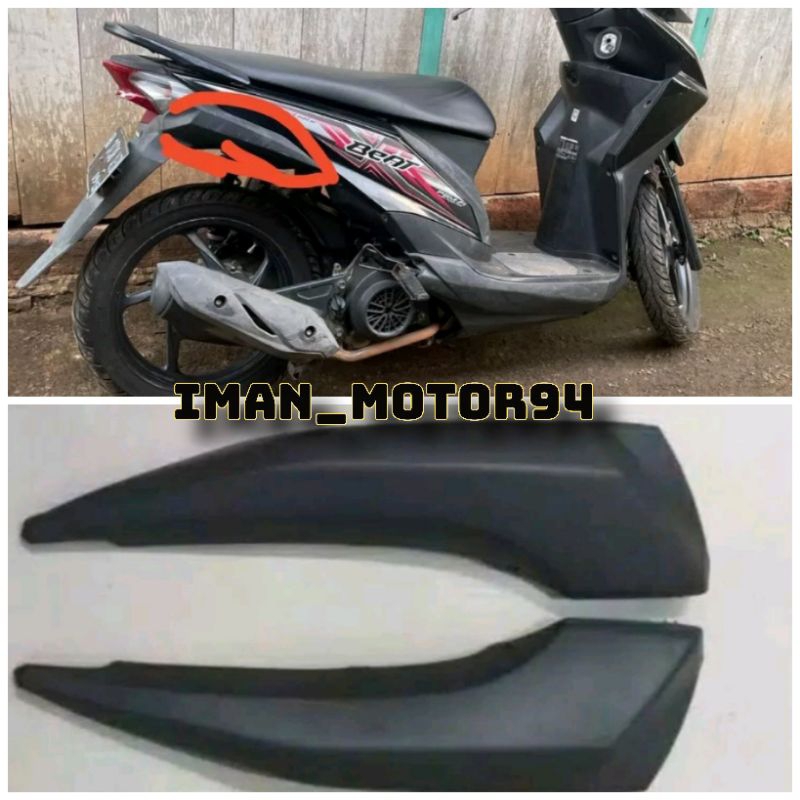 Cover sambungan bodi belakang beat fi 2013-2015-bodi kasar
