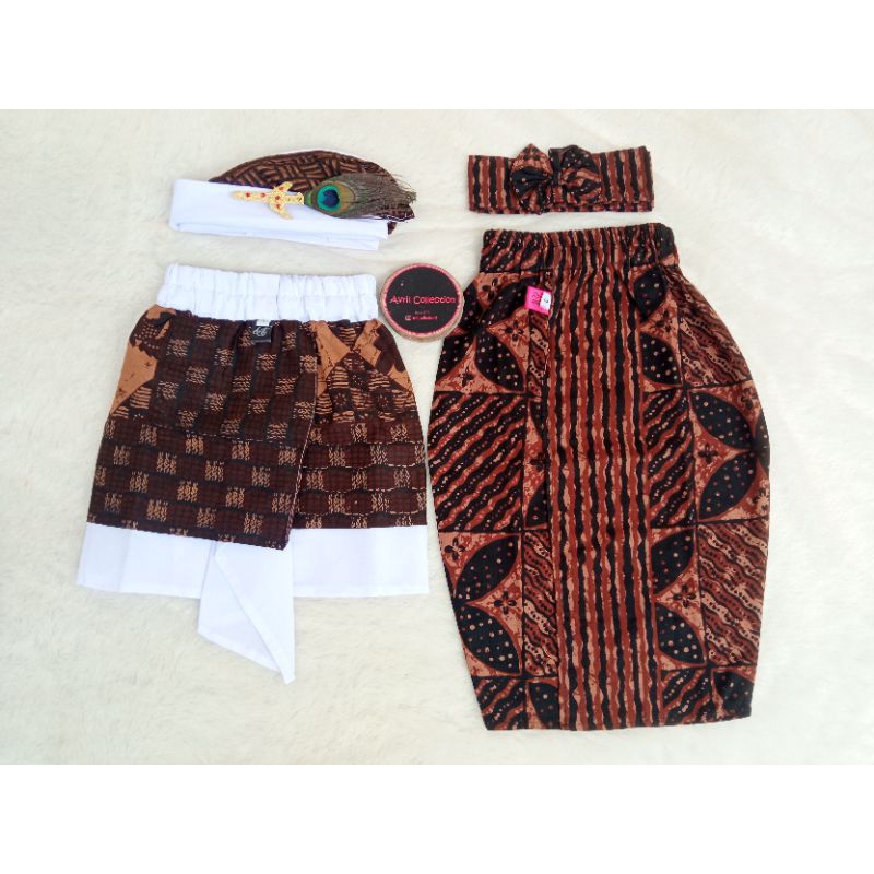 Kamen jadi motif batik bali / Kamen Obi Anak batik couple