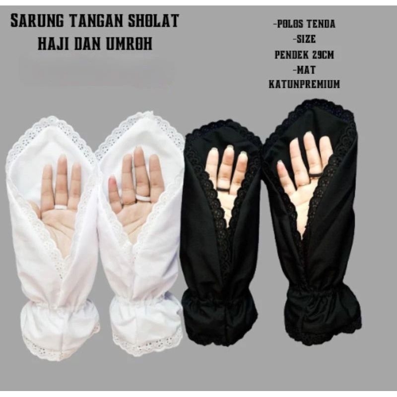 Sarung Tangan Haji Dan Umroh Wanita/Sarung Tangan Umroh Haji/Sarung Tangan haji umroh