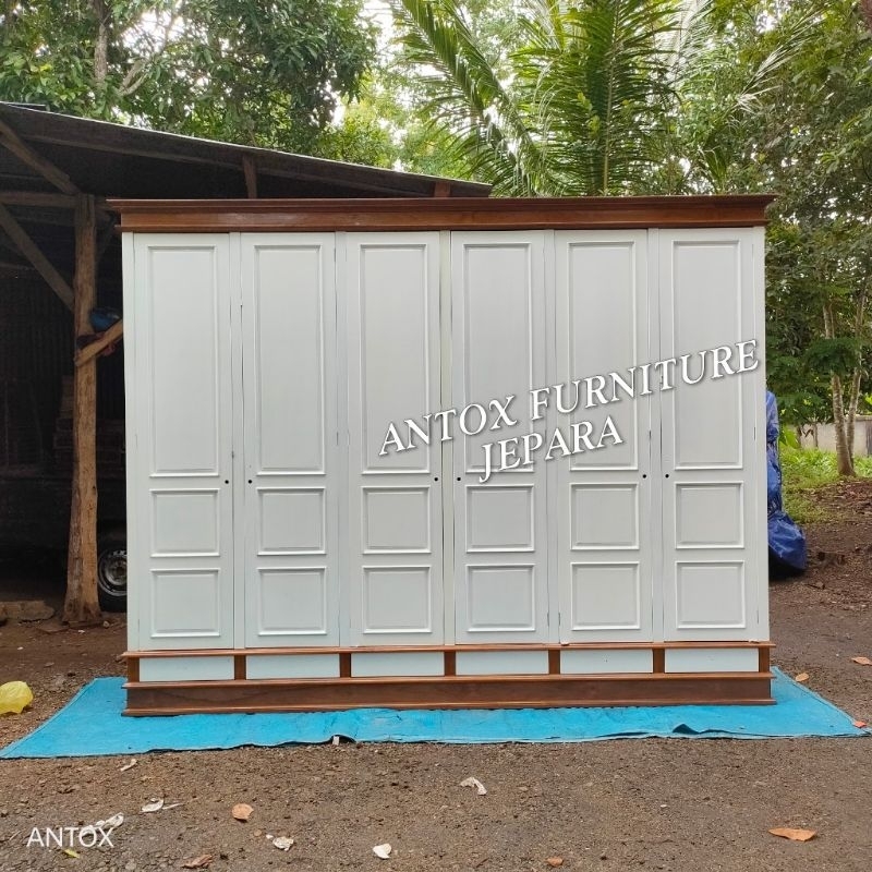 lemari pakaian minimalis furniture Jepara