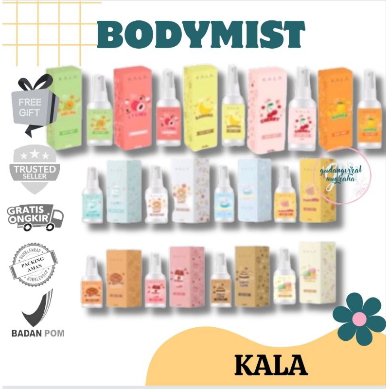 ~GVN~ KALA BODYMIST KALA PARFUM BADAN BODYMIST 60 ML K.A.L.A