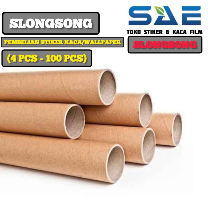 

SLONGSONG PEMBELIAN STIKER KACA/WALLPAPER (4 PCS - 100 PCS)