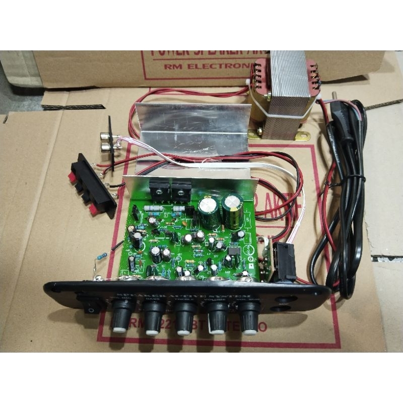 Kit Power spiker aktif mono plus Trafo 3 amper