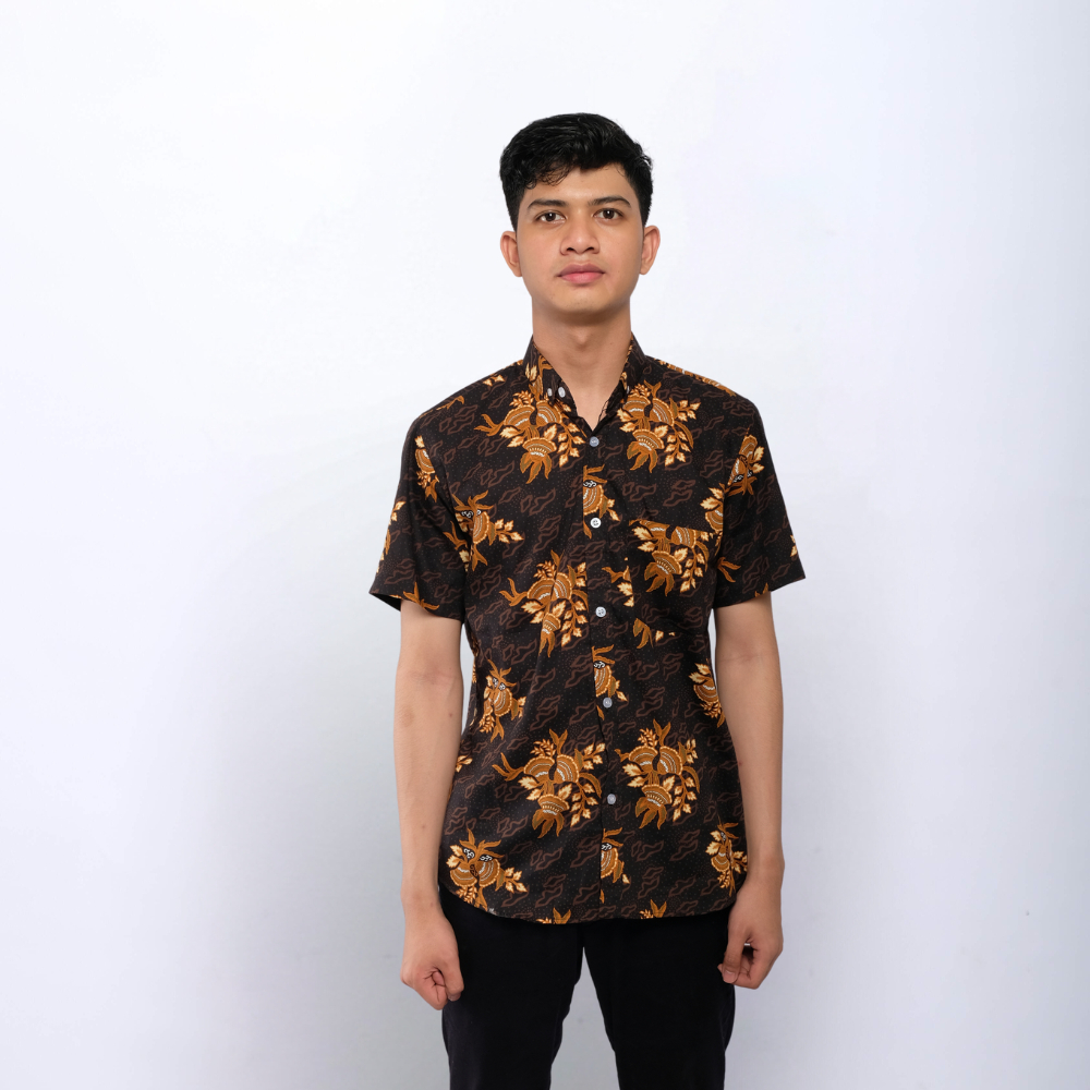 [LIMITED STOCK] KYBOST VERTUCCI Kemeja Batik Pria Katun Premium Slimfit
