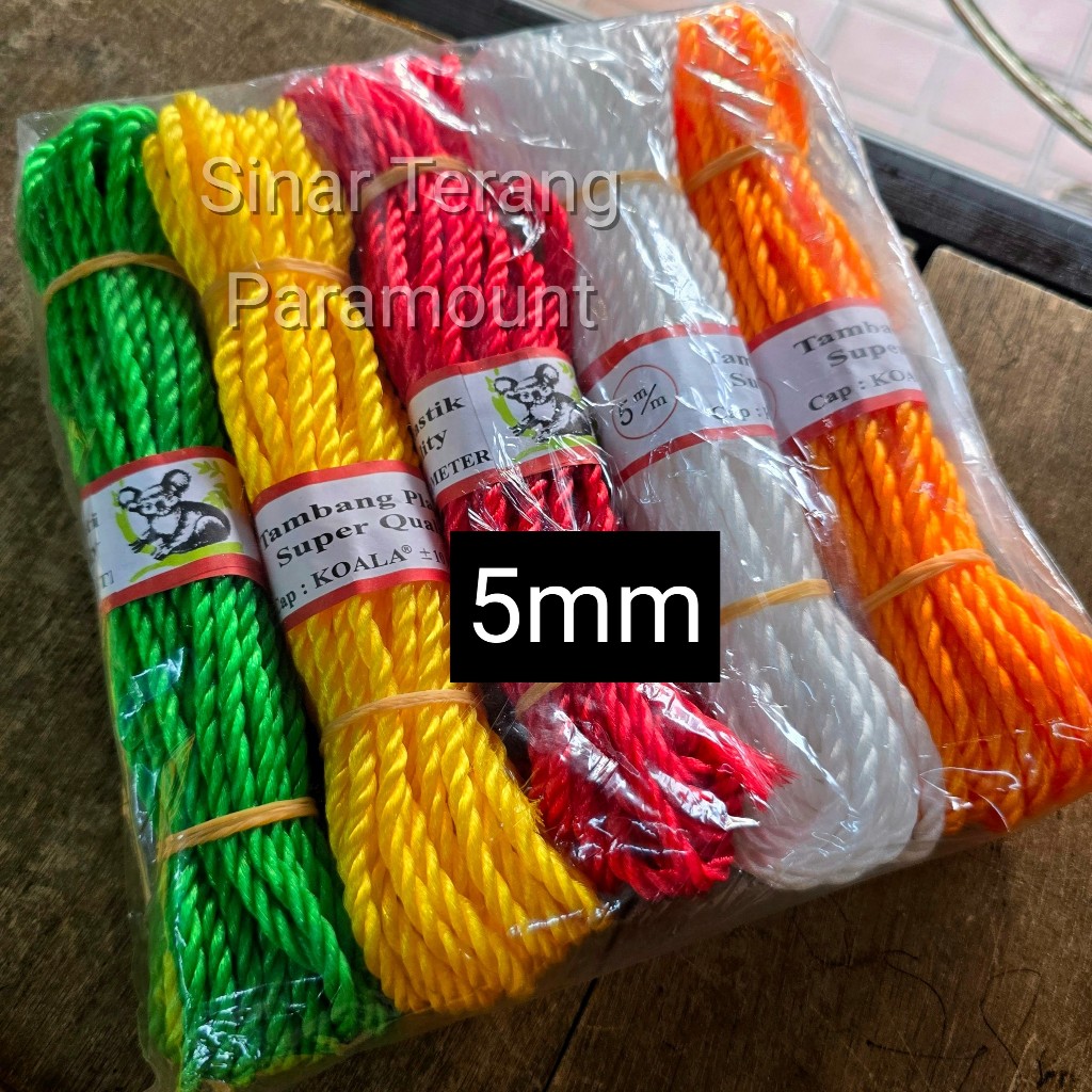 

Tali Tambang Plastik 5mm @10Meter