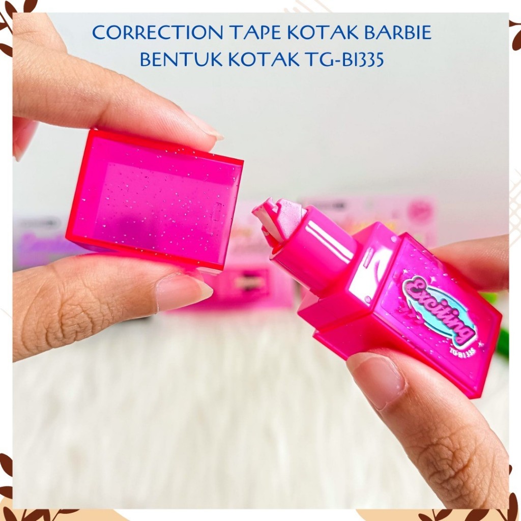 

CORRECTION TAPE KOTAK BARBIE BENTUK KOTAK TG-B1335 DOLL HAPUSAN PEN KERTAS LUCU UNIK ALAT TULIS KANTOR PERLENGKAPAN SEKOLAH MURAH TERMURAH COD