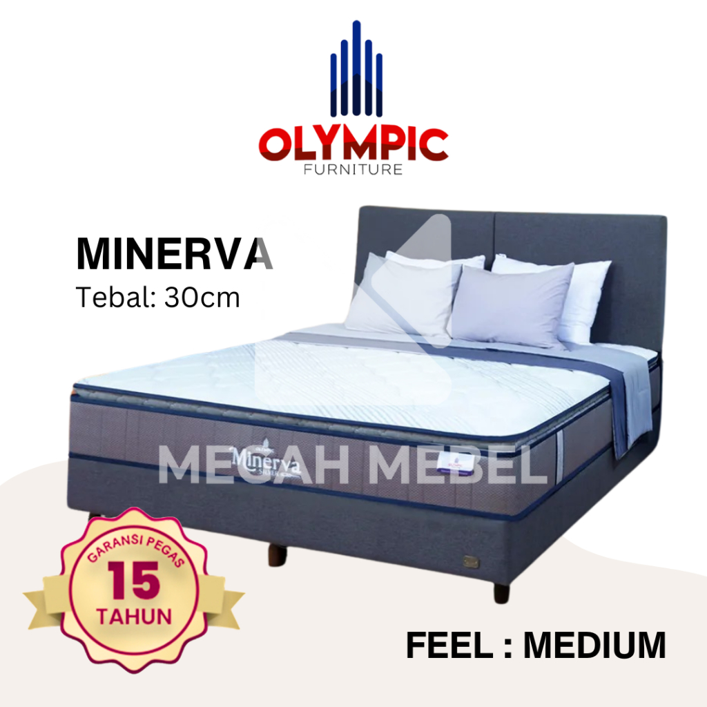 Olympic Springbed Tipe Minerva Full Set Kasur Saja