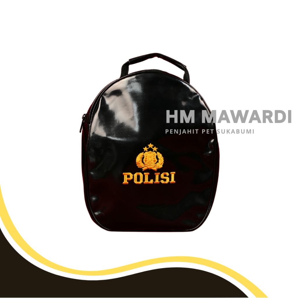 Tas Pet Polwan POLRI Model Oval | Mawardi Sukabumi