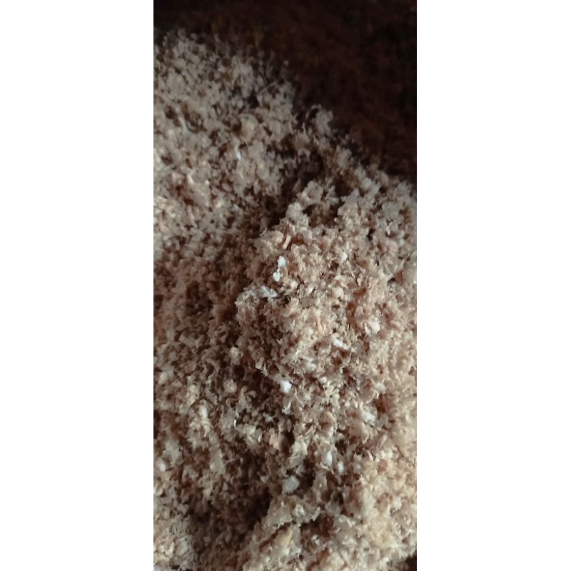 dedek jenggel jagung halus/serbuk tongkol jagung halus/pakan ternak/500gram