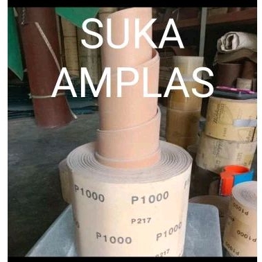 AMPLAS ROL 50METER. KERTAS GOSOK. DUCO. WATERPROOF NOMOR #1000#NO BRAND