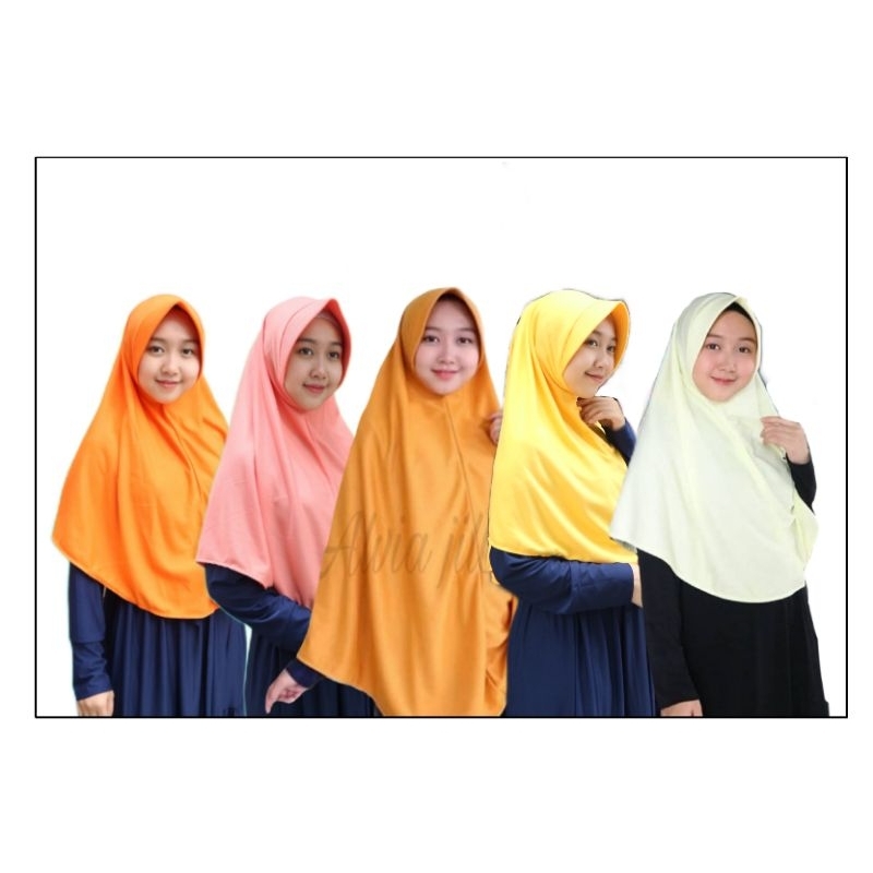 warna KUNING,bergo antem series warna kuning,hijab insta murah,TERLARIS 