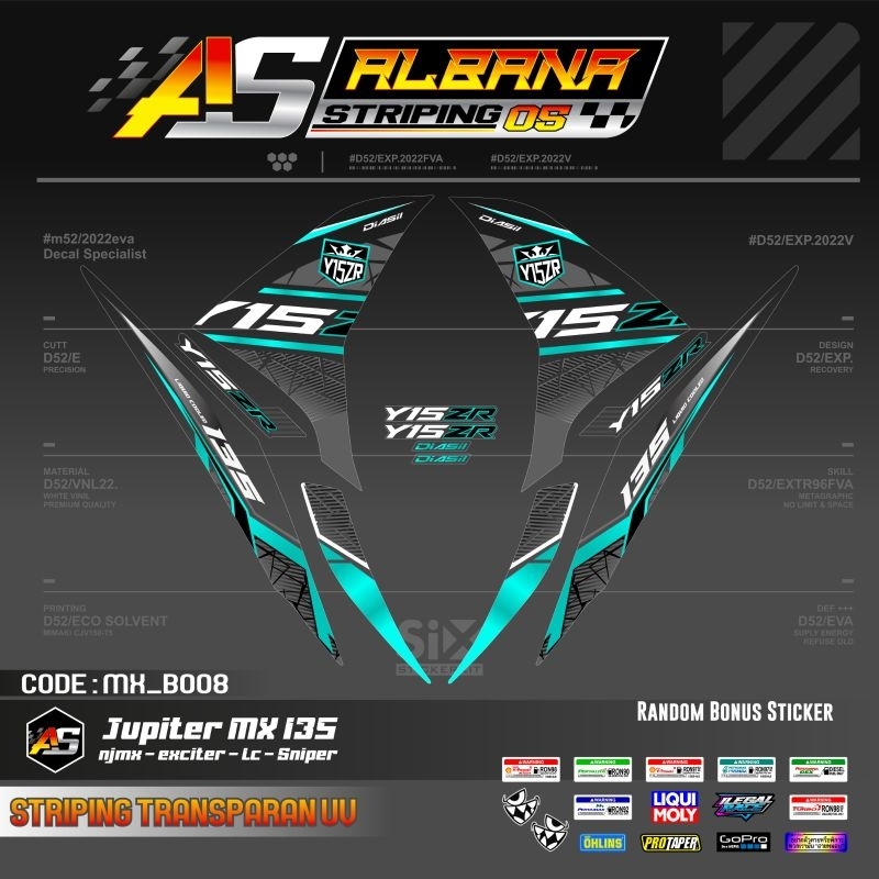 STRIPING JUPITER MX 135 NEW TRANSPARAN/MX NEW 135/STICKER NJMX/EXCITER 135 TRANSPARAN