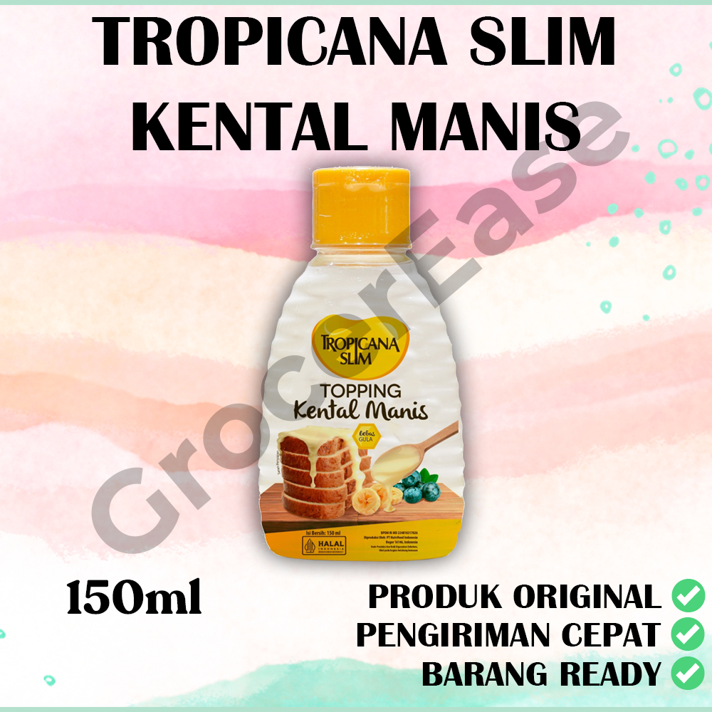 

Tropicana Slim Topping Kental Manis Bebas Gula 150ml