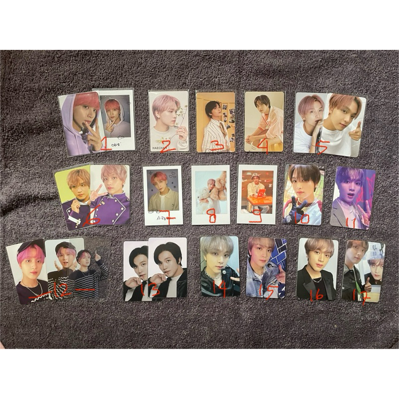 photocard official haechan hoodie ungu wtmc nct127 nctdream