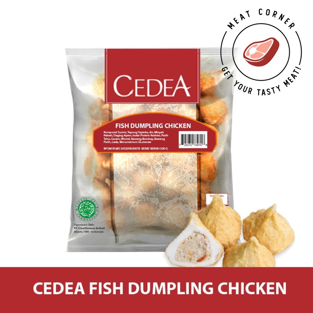 

Cedea Fish Dumpling Chicken Cheese 500 Gr Meat Corner BNI
