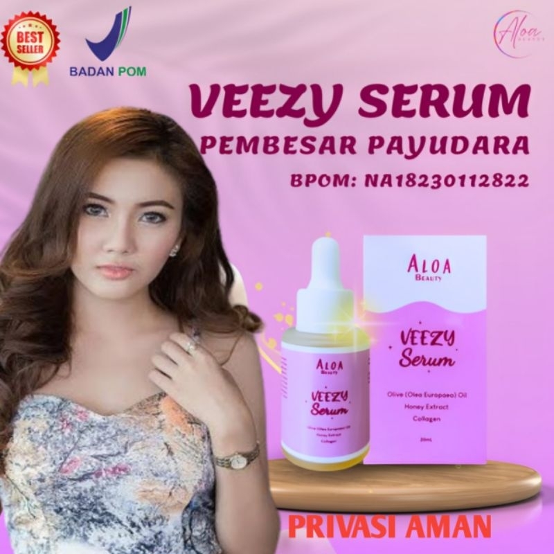 Harga Promo Aloa beauty Veezy serum Original Pembesar payudara ampuh dan permanen serum cream pembes