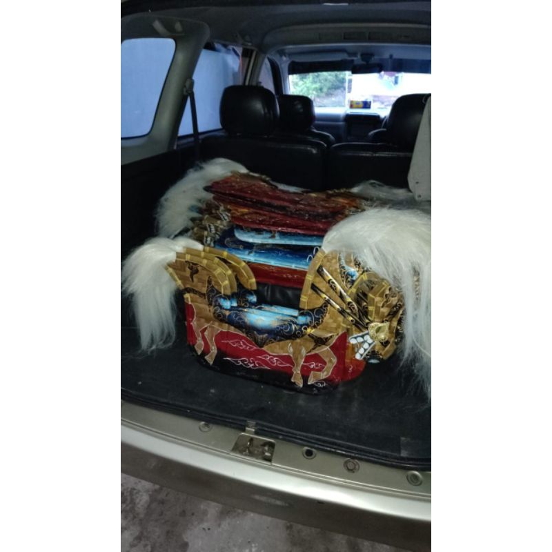 kuda lumping ukuran SD smp rambut sintetis