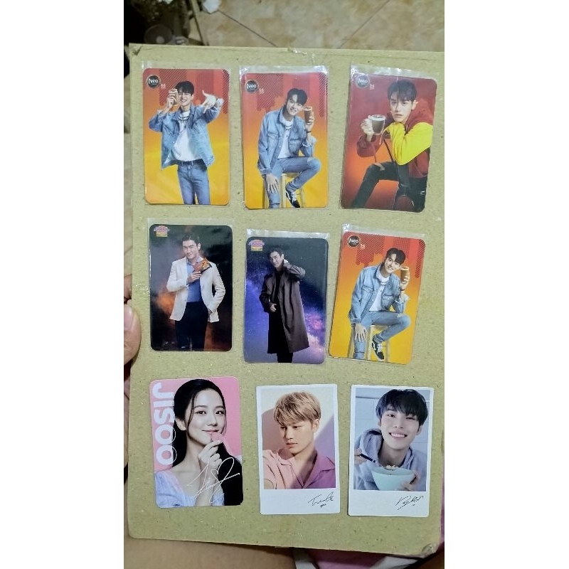 Lucas Neo Coffee Siwon Mie Sedap Blackpink oreo NCT Nature Republic Photocard