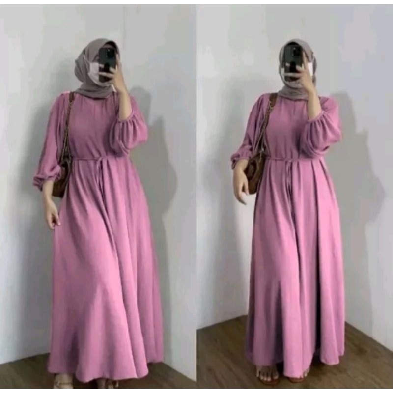 NADIRA DRESS gamis remaja tebaru