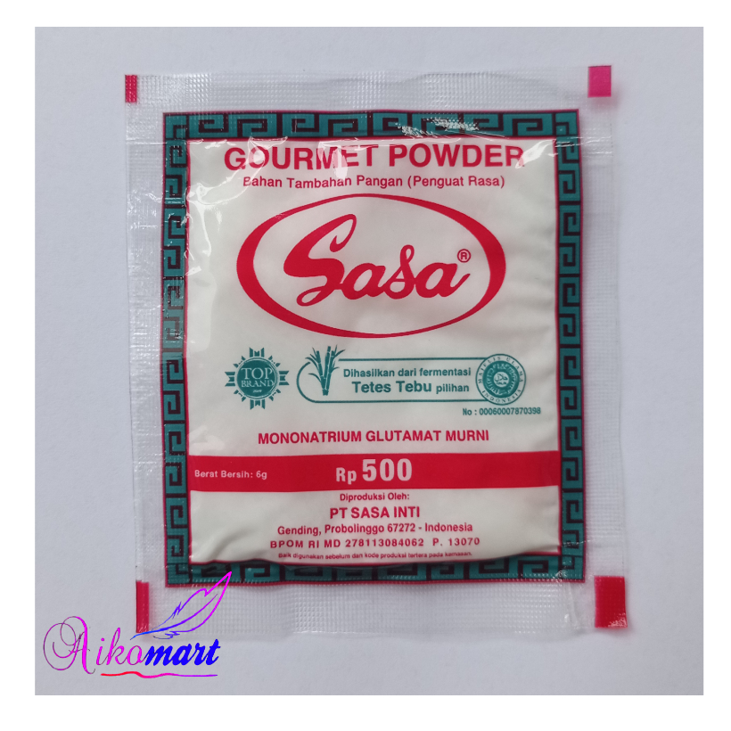 

Sasa Penyedap Rasa 6 gr isi 20 Sachet Gourmet Powder Bahan Tambahan Pangan Penguat Rasa