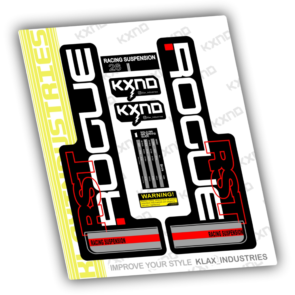 decal fork RST ROGUE klaten decal bike stiker sepeda