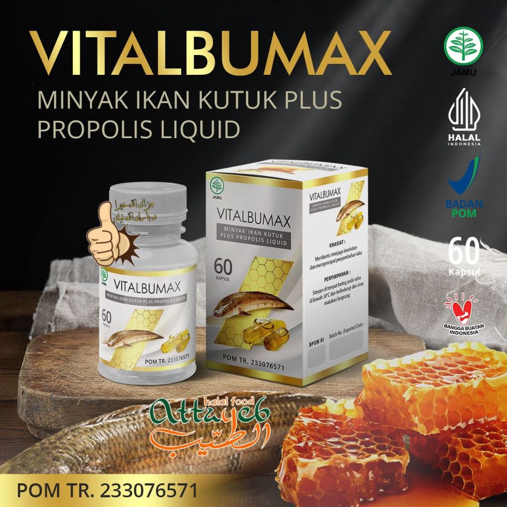 

Obat Kering Pasca Operasi 60 Kapsul Minyak Ikan Gabus Kutuk Original -High Protein Albumin Plus Propolis Liquid