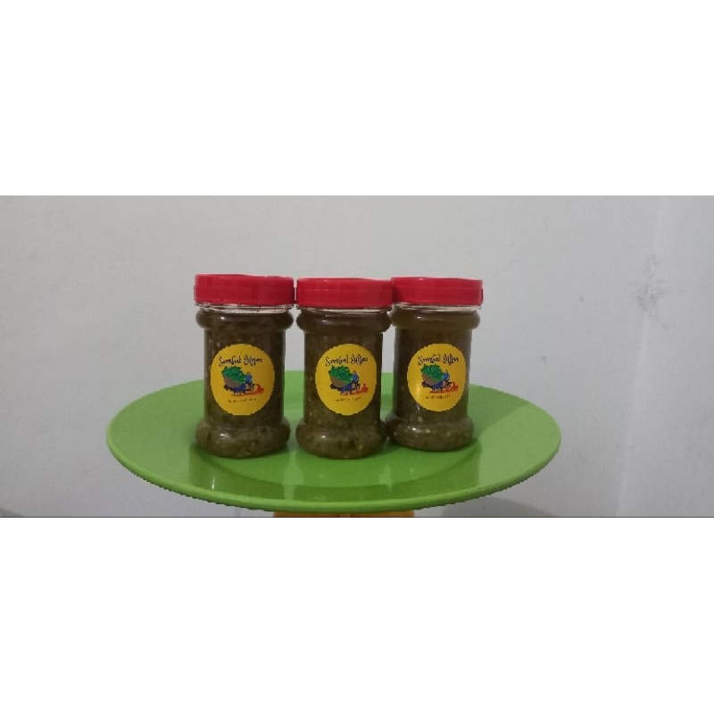 

sambal hijau/sambal ijo padang/sambal pedas/ sambal homemade