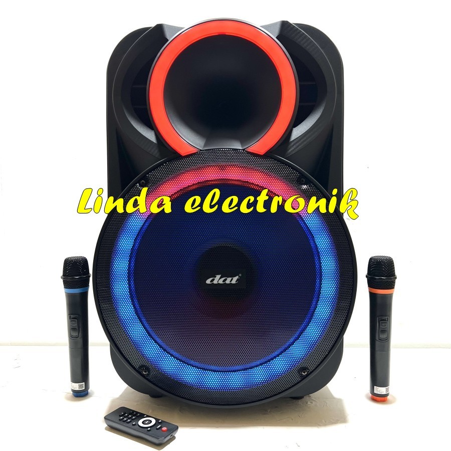 Speaker Portable Wireless dat dt 1502 / dt1502 Original 15'' Bluetooth