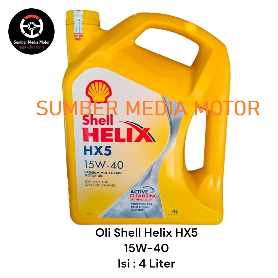Oli Shell Helix HX5 15W-40 Original - 4 Liter