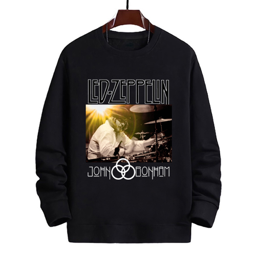 Sweater John Bonham Led Zeppelin Crewneck Bahan Premium Cotton Fleece