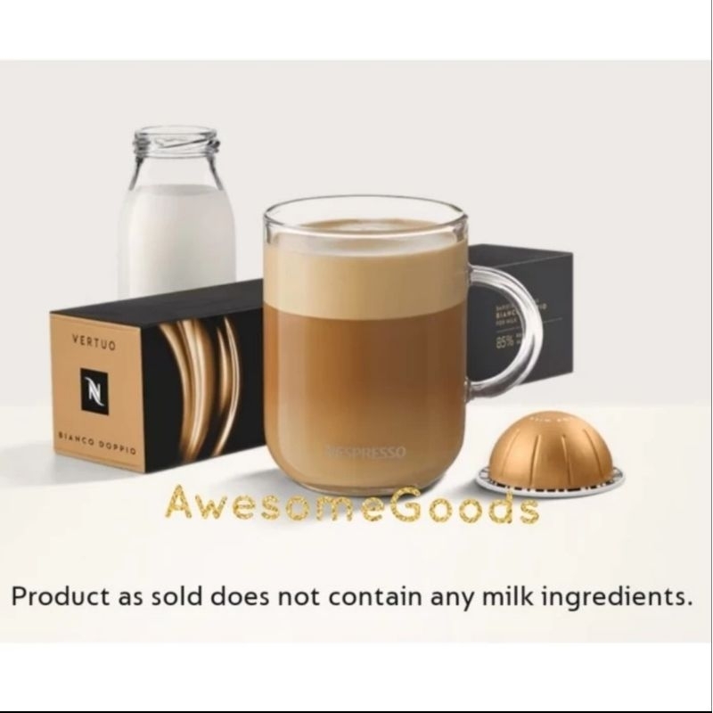 

Nespresso Vertuo Double Espresso Bianco Doppio 10 Capsules