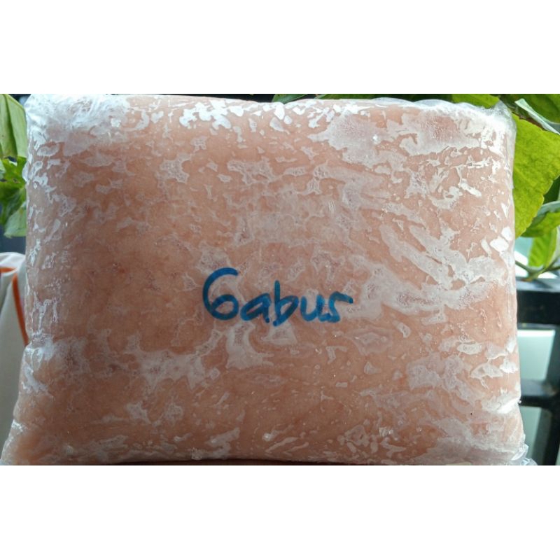 

Ikan Giling Gabus Sungai Kantong Polos Berat 1000 Gram