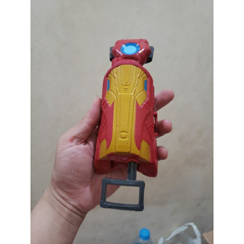 NERF IRONMAN IRON MAN REPULSOL BLASTER TEMBAKAN PISTOL MAINAN PRELOVED TANGAN HANDGUN HAND GUN SOFTG