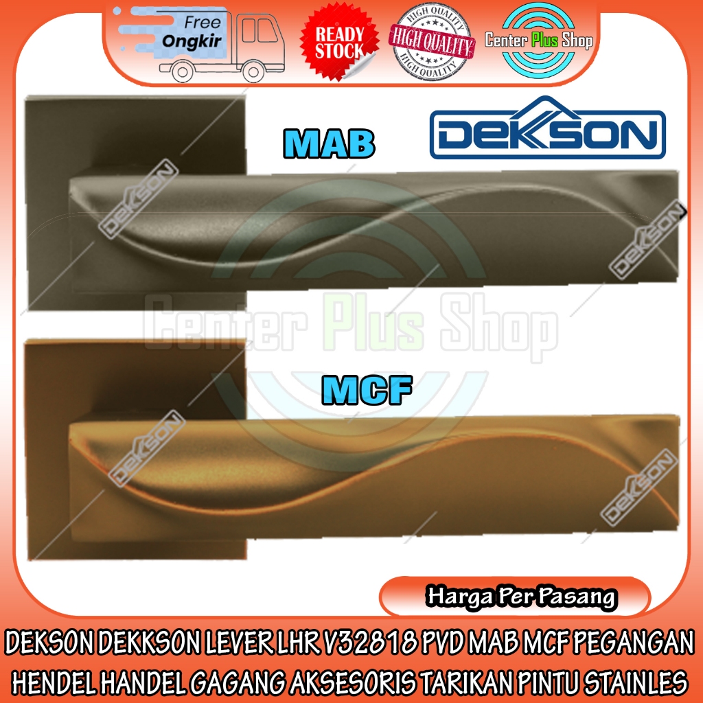 Pengait Kaitan Dekson Dekkson Lever LHR V32818 M Black Copper MAB MCF DKS Pegangan Hendel Handel Gag