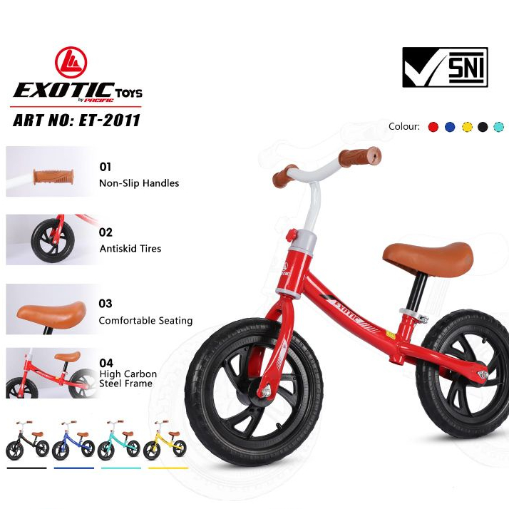 Sepeda Balance Bike Sepeda Roda Dua Anak - ET2011