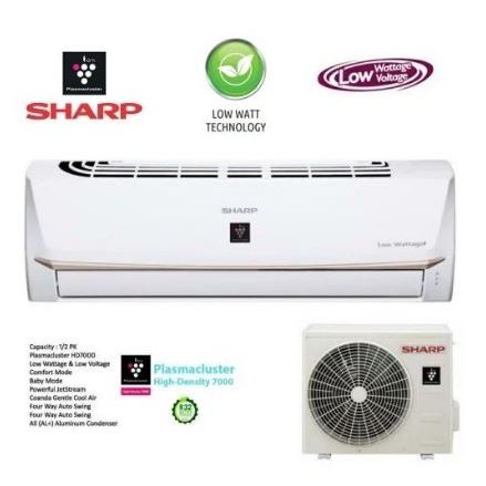 AC Sharp AH-AP5UHL 1/2 PK Plasma Lowwat + Pasang 5UHL (Depok dan sekitarnya)