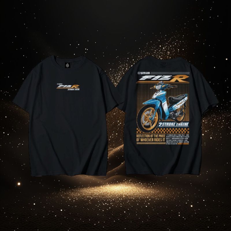 KAOS FIZR KAOS MOTOR YAMAHA KAOS DISTRO KAOS OBLONG KAOS ANAK JALANAN SIZE M L XL