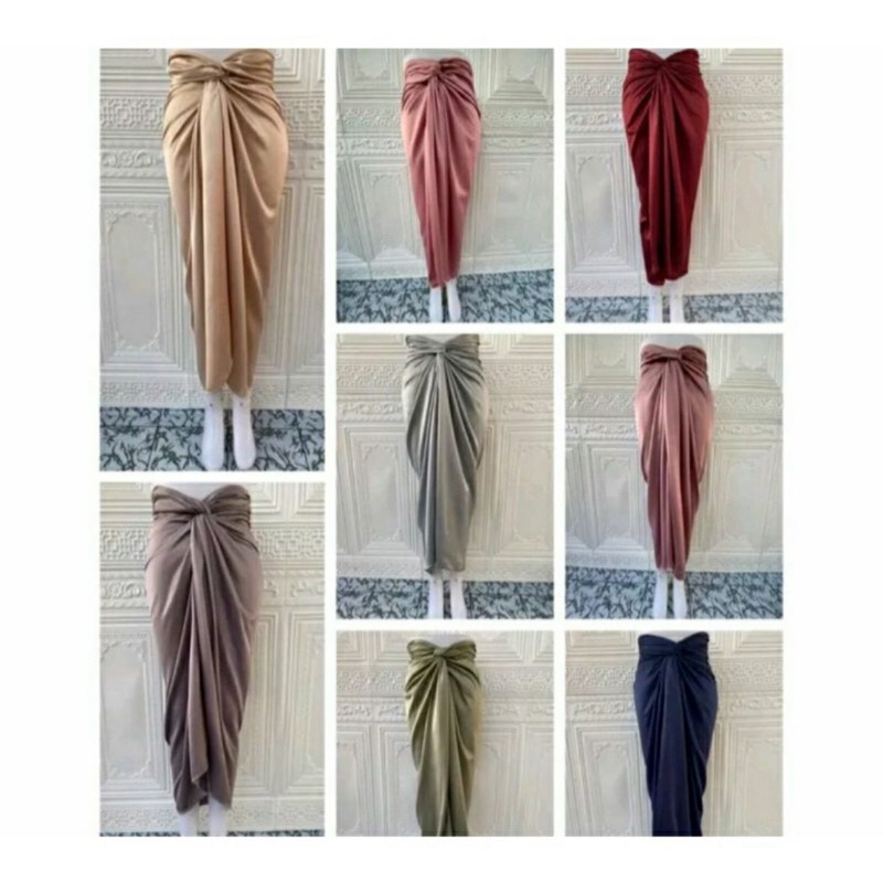 rok lilit polos free ring gesper garnsi tukar/uang kmbli