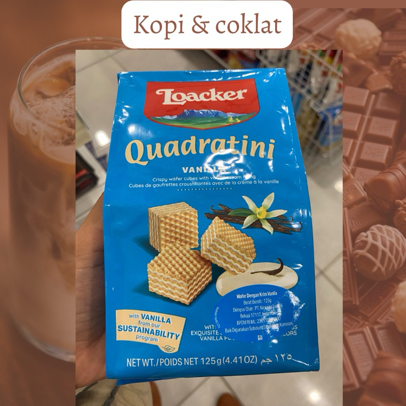 

LOACKER WAFER QUADRATINI 125 gram