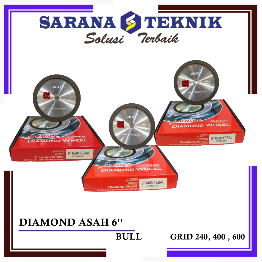 MATA ASAH / DIAMOND GRINDING TCT 6 INCH BULL