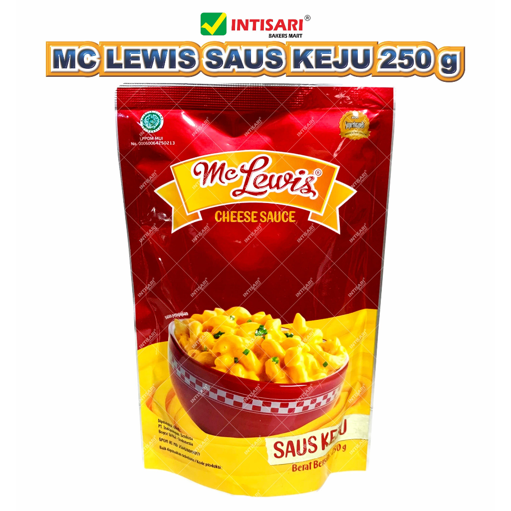 

MC LEWIS CHEESE SAUCE (SAUS KEJU) 250 G