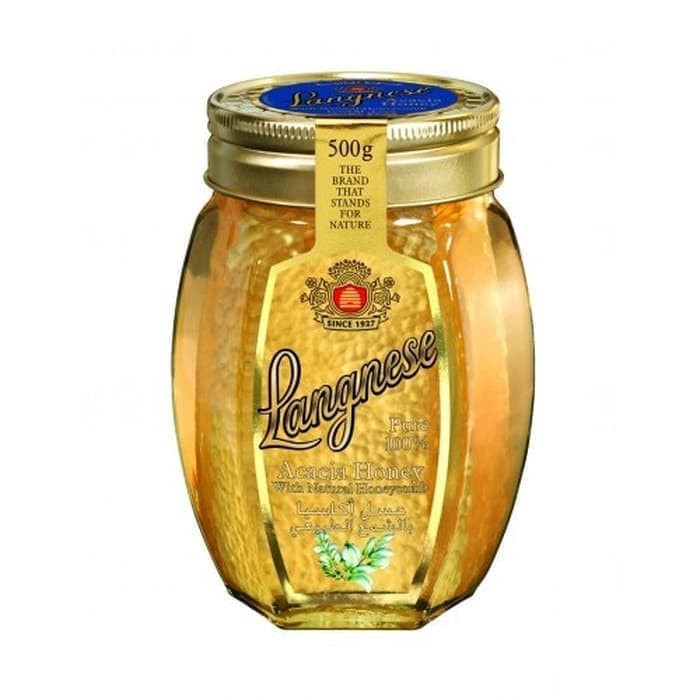 

LANGNESE ACACIA HONEY WITH NATURAL HONEY COMB 500GR