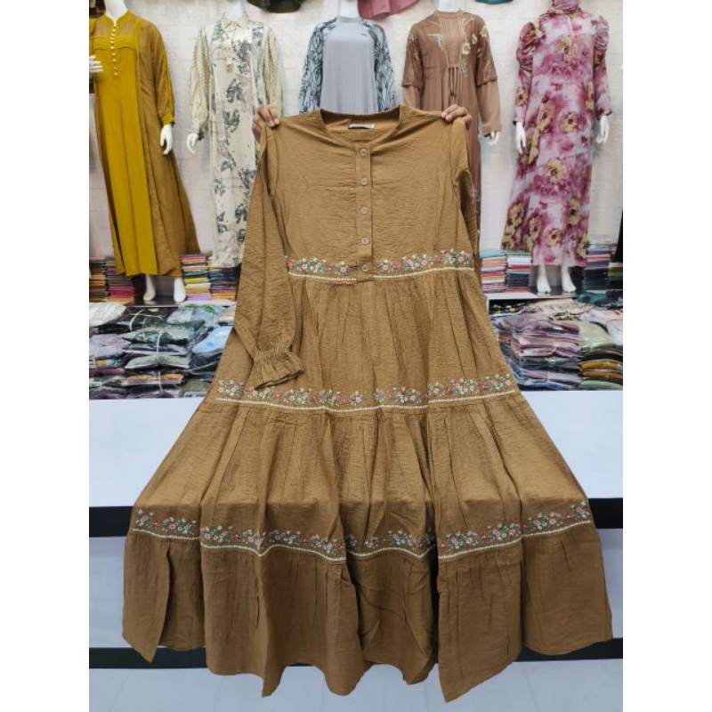 MIDIDRESS SALVINA/SALVINA ORIGINAL/SALVINA BORDIR