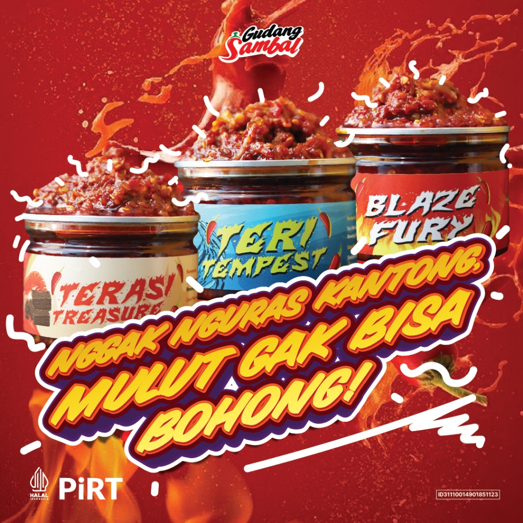 

Special Bundling Sambal Terasi, Teri, Bawang - Gudang Sambal
