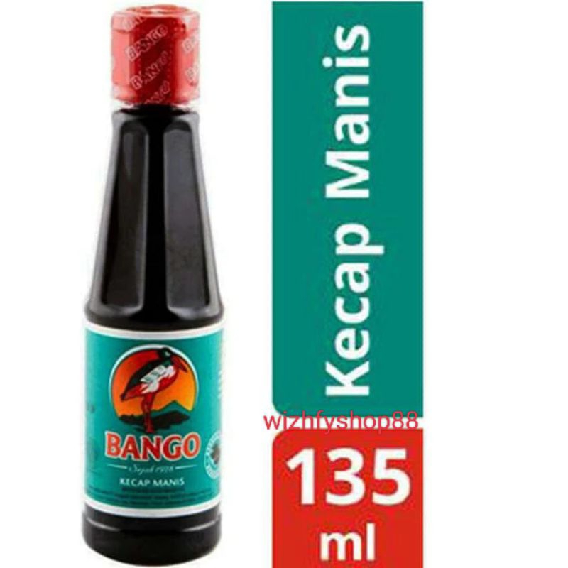 

KECAP MANIS BOTOL BANGO KEMASAN 135 GRAM / BUMBU DAPUR