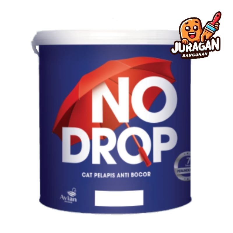 NO DROP Waterproof | NoDrop Cat Pelapis Anti Bocor Galon 1kg | Cat Tembok | Cat Dinding