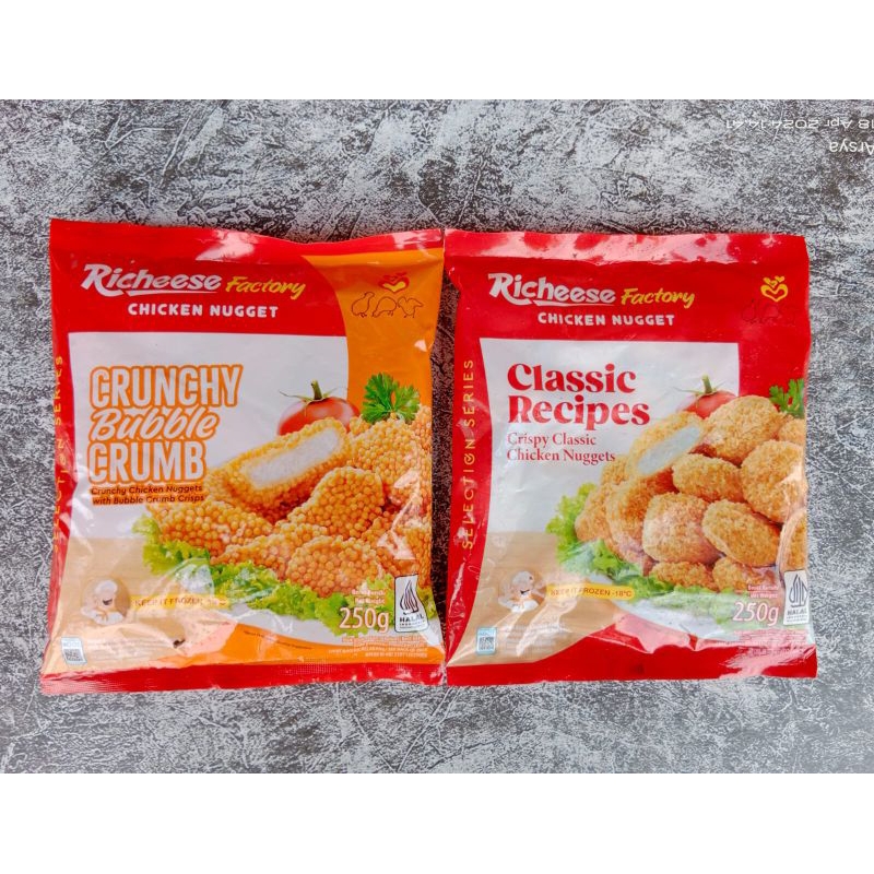 

RICHEESE CHICKEN NUGGET CLASIC RECIPES | CRUNCHY BUBBEL CRUMB 250gr