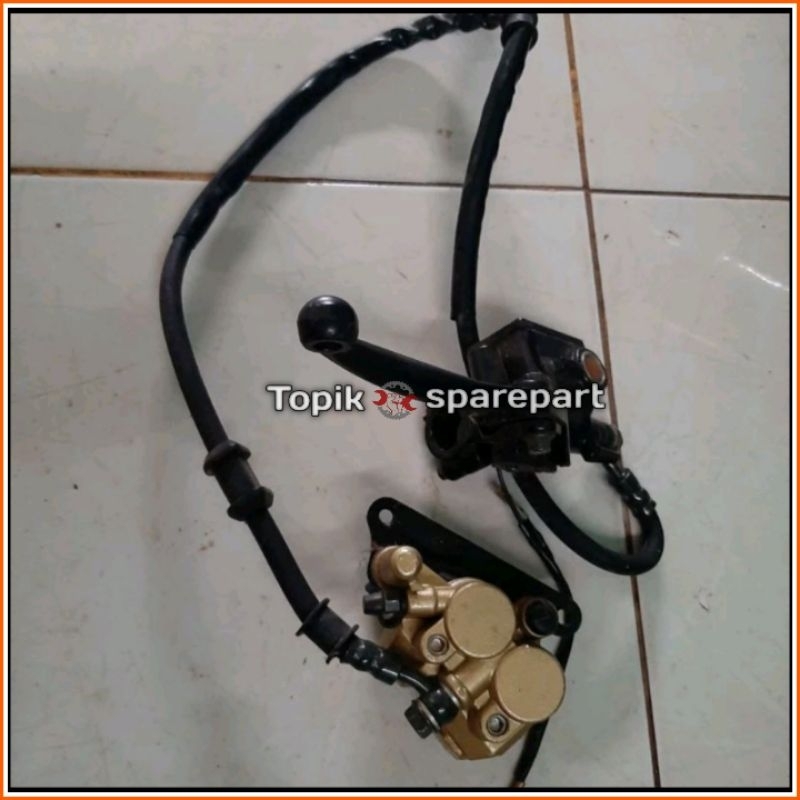 Motor: Cakram depan lengkap dengan handel rem Honda Supra x atau Supra fit old