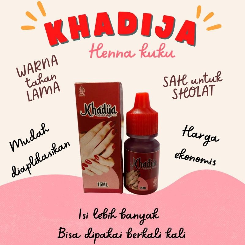 Khadijah Henna Kuku Halal Sah Buat Sholat